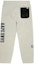 Lookbook 에이프 FW24 로고 패치 캐주얼 팬츠 화이트 그레이 AAPPTMB638XAN