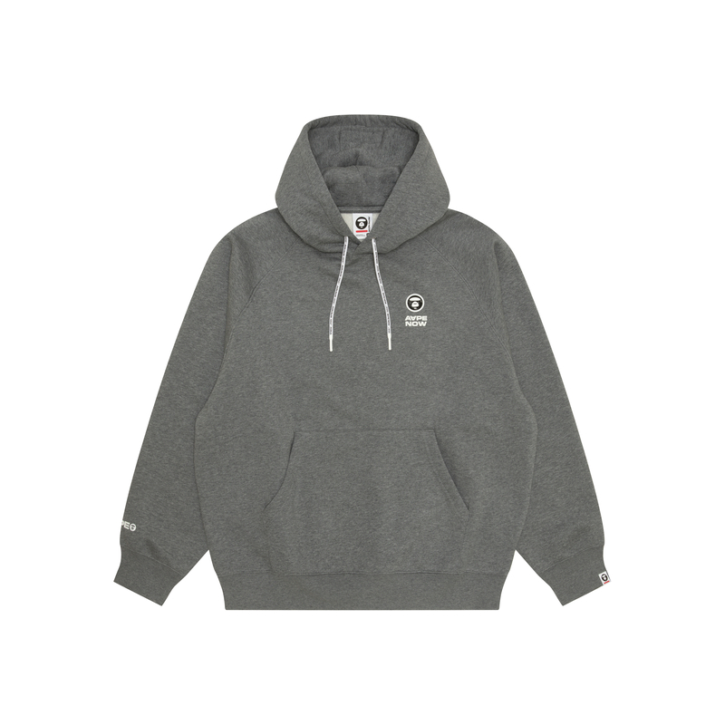 Shop AAPE FW24 Ape Logo Patch Oversized Hoodie AAPSWMB324XAN