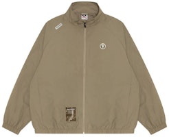 Aape FW24 Ape Logo Patch Zip-Up Raglan Sleeve Jacket for Men AAPLJM7663XXN Aape FW24 Ape Logo Patch Zip-Up Raglan Sleeve Jacket for Men AAPLJM7663XXN