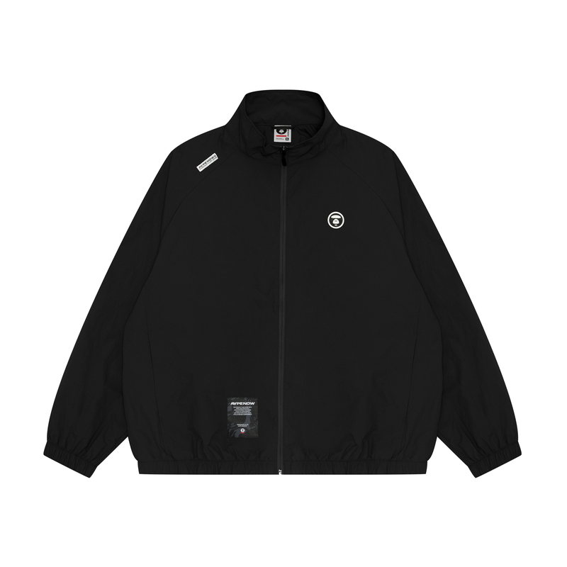 Purchase 아페 FW24 로고 패치 남성 레글런 소매 집업 자켓 AAPLJM7663XXN