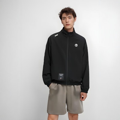 아페 FW24 로고 패치 남성 레글런 소매 집업 자켓 AAPLJM7663XXN Sizing 아페 FW24 로고 패치 남성 레글런 소매 집업 자켓 AAPLJM7663XXN