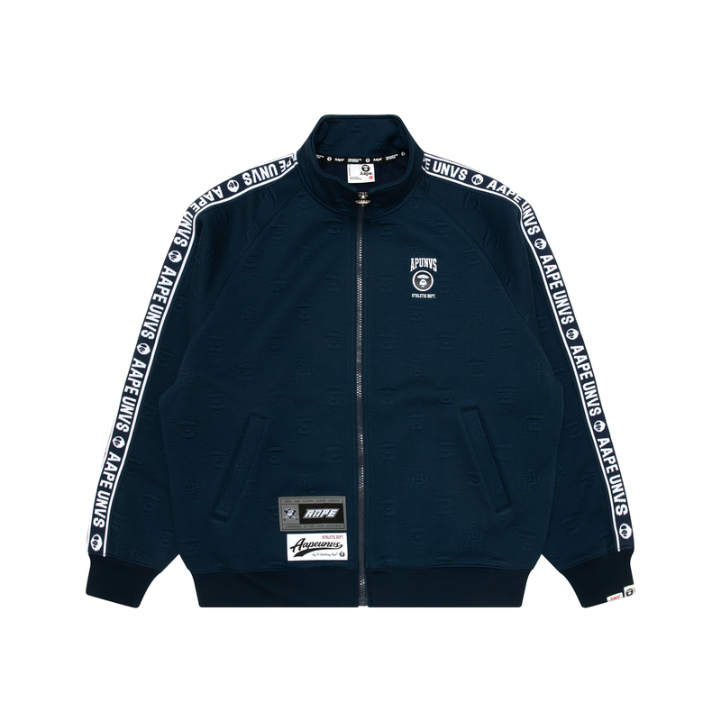 Order Aape FW24 猿人标志拼接长袖夹克 深蓝色 时尚街头潮流外套. AAPSWMB349XXN