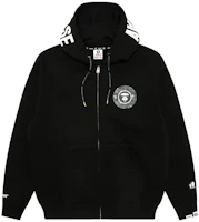 AAPE FW24 Black Badge Loose Fit Long Sleeve Sweatshirt for Men - Stylish & Comfy AAPSWMB345XXN AAPE FW24 Black Badge Loose Fit Long Sleeve Sweatshirt for Men - Stylish & Comfy AAPSWMB345XXN