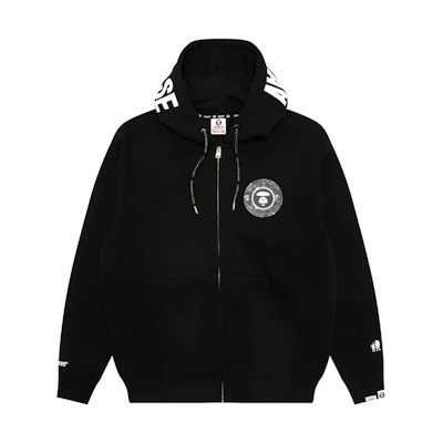 AAPE FW24 Black Badge Loose Fit Long Sleeve Sweatshirt for Men - Stylish & Comfy AAPSWMB345XXN