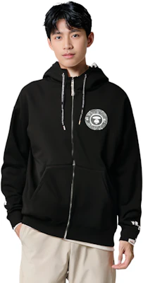 AAPE FW24 Black Badge Loose Fit Long Sleeve Sweatshirt for Men - Stylish & Comfy AAPSWMB345XXN Shop AAPE FW24 Black Badge Loose Fit Long Sleeve Sweatshirt for Men - Stylish & Comfy AAPSWMB345XXN