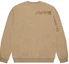 Lookbook AAPE FW24 Brown Crewneck Sweatshirt with Ape Logo and Letter Embroidery AAPSWMB318XAN