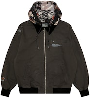 Aape FW24 Detachable Hood Oversized Casual Jacket Black AAPLJM7675XXN Aape FW24 Detachable Hood Oversized Casual Jacket Black AAPLJM7675XXN