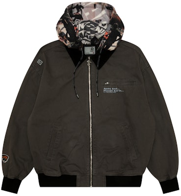 Aape FW24可拆卸帽宽松休闲外套 黑色 AAPLJM7675XXN Buy Aape FW24可拆卸帽宽松休闲外套 黑色 AAPLJM7675XXN