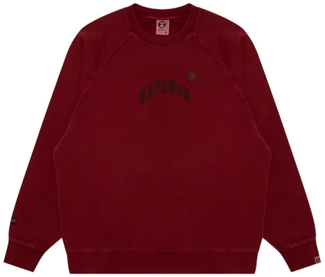 AAPE FW24 Embroidered Letter Crewneck Casual Sweatshirt AAPSWMB320XXN Buy AAPE FW24 Embroidered Letter Crewneck Casual Sweatshirt AAPSWMB320XXN