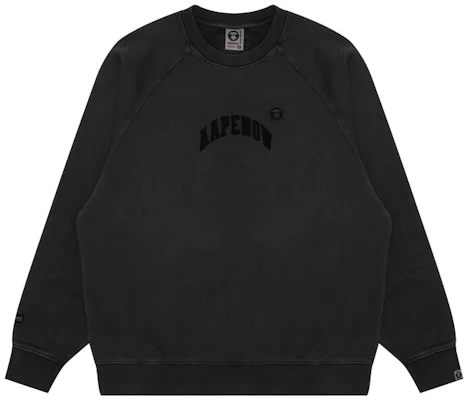 AAPE FW24 Embroidered Letter Crewneck Casual Sweatshirt AAPSWMB320XXN Order AAPE FW24 Embroidered Letter Crewneck Casual Sweatshirt AAPSWMB320XXN