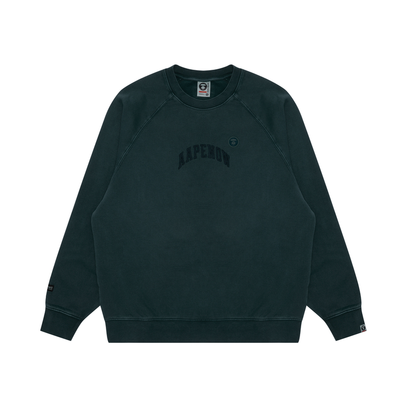 Sizing AAPE FW24 Embroidered Letter Crewneck Casual Sweatshirt AAPSWMB320XXN