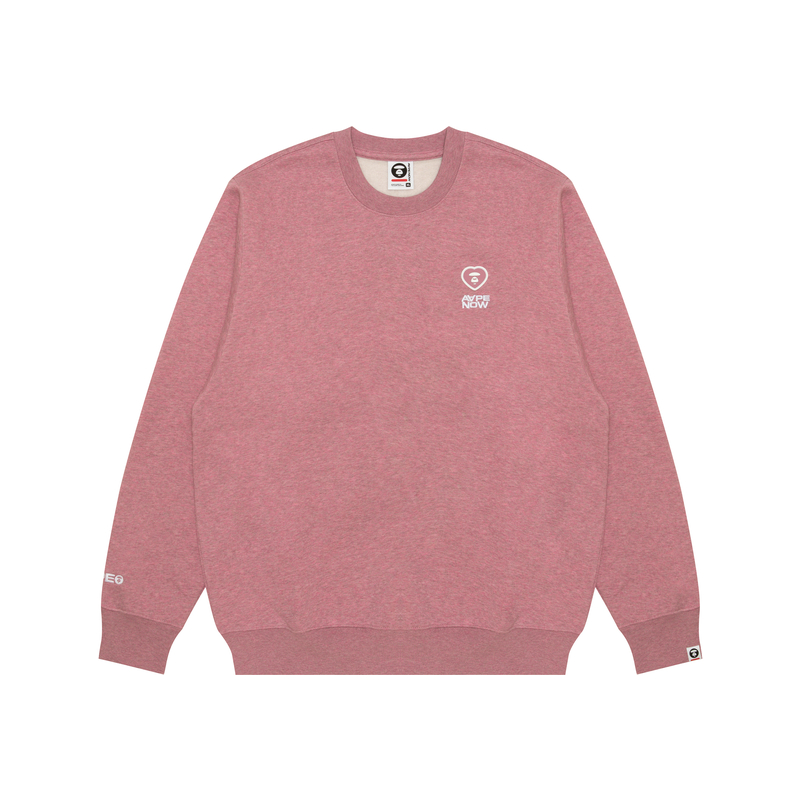Purchase AAPE FW24 心形猿標誌寬鬆版圓領衫 AAPSWMB321XBN