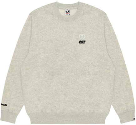 AAPE FW24 心猿標誌寬鬆版長袖白色圓領衫 男款 AAPSWMB321XAN Order AAPE FW24 心猿標誌寬鬆版長袖白色圓領衫 男款 AAPSWMB321XAN