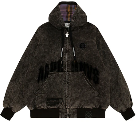 AAPE FW24 Loose Fit Hooded Jacket with Letter Embroidery AAPJKM7610NXL Order AAPE FW24 Loose Fit Hooded Jacket with Letter Embroidery AAPJKM7610NXL