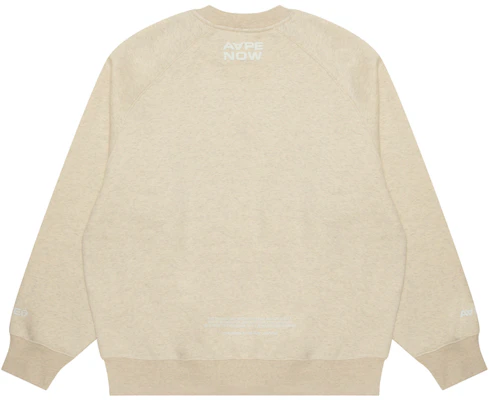 AAPE FW24 Minimal Ape Logo Letter Print Loose Crewneck Sweatshirt Men AAPSWMB319XAN Lookbook AAPE FW24 Minimal Ape Logo Letter Print Loose Crewneck Sweatshirt Men AAPSWMB319XAN