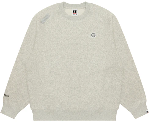 AAPE FW24 Minimal Ape Logo Letter Print Loose Crewneck Sweatshirt Men AAPSWMB319XAN Purchase AAPE FW24 Minimal Ape Logo Letter Print Loose Crewneck Sweatshirt Men AAPSWMB319XAN