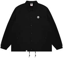 AAPE FW24 Minimalist Monochrome Jacket with Ape Face Badge AAPLJM7662XXN AAPE FW24 Minimalist Monochrome Jacket with Ape Face Badge AAPLJM7662XXN