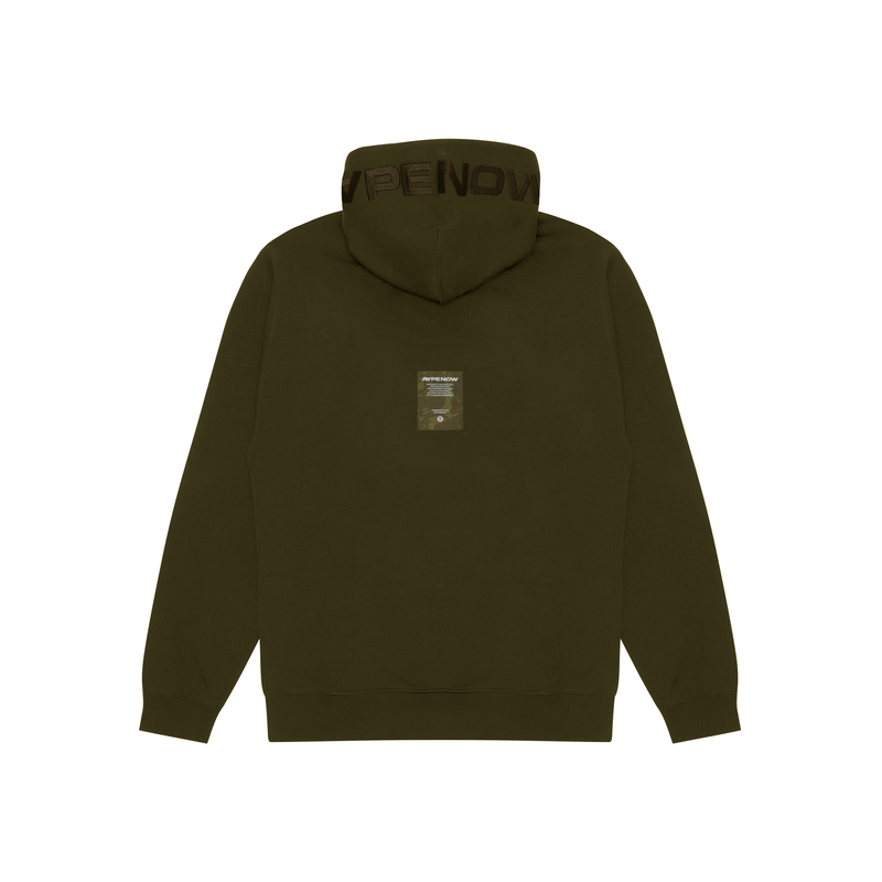 Details for AAPE FW24 Poker Ape Badge Embroidered Casual Hoodie AAPSWMB323XXN