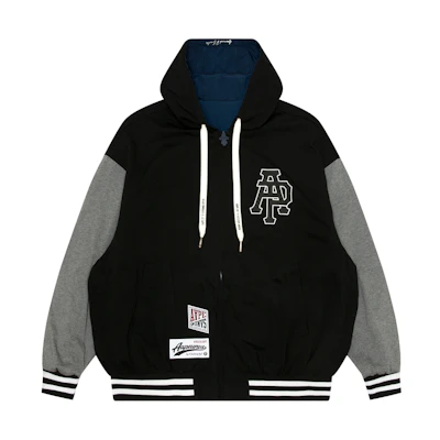 Aape FW24 Reversible Hooded Loose Fit Zip-Up Jacket for Men. AAPLJM7672XXN