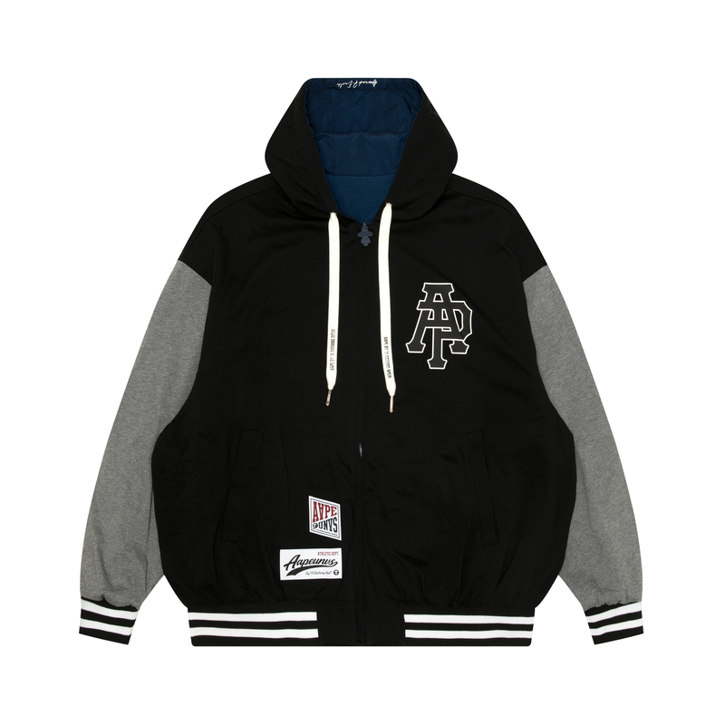 Order Aape FW24 리버서블 후드 루즈핏 집업 재킷 남성용. AAPLJM7672XXN