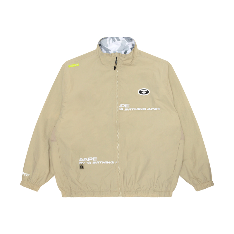 Aape FW2  Reversible Long-Sleeve Jacket with Ape Face Logo Badge. AAPLJM7614XXL