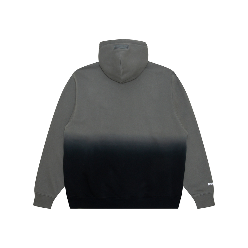 Lookbook AAPE Gradient Washed Hoodie with Embroidered Ape Logo and Letter Badge AAPSWMB325XXN