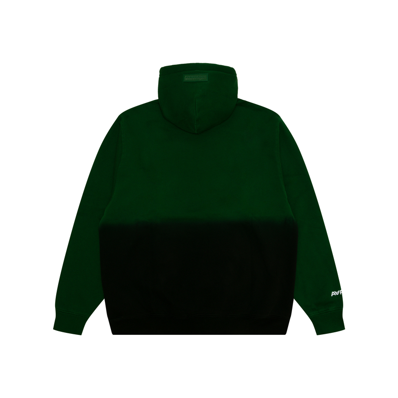 Purchase AAPE Gradient Washed Hoodie with Embroidered Ape Logo and Letter Badge AAPSWMB325XXN