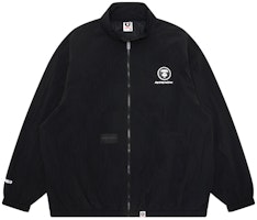 AAPE Letter Embroidery Stand Collar Loose Fit Zip Jacket for Men. AAPLJM7640XXM AAPE Letter Embroidery Stand Collar Loose Fit Zip Jacket for Men. AAPLJM7640XXM