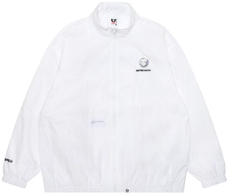 AAPE 레터 자수 스탠드 칼라 루즈핏 지퍼 재킷 남성용. AAPLJM7640XXM Shop AAPE 레터 자수 스탠드 칼라 루즈핏 지퍼 재킷 남성용. AAPLJM7640XXM