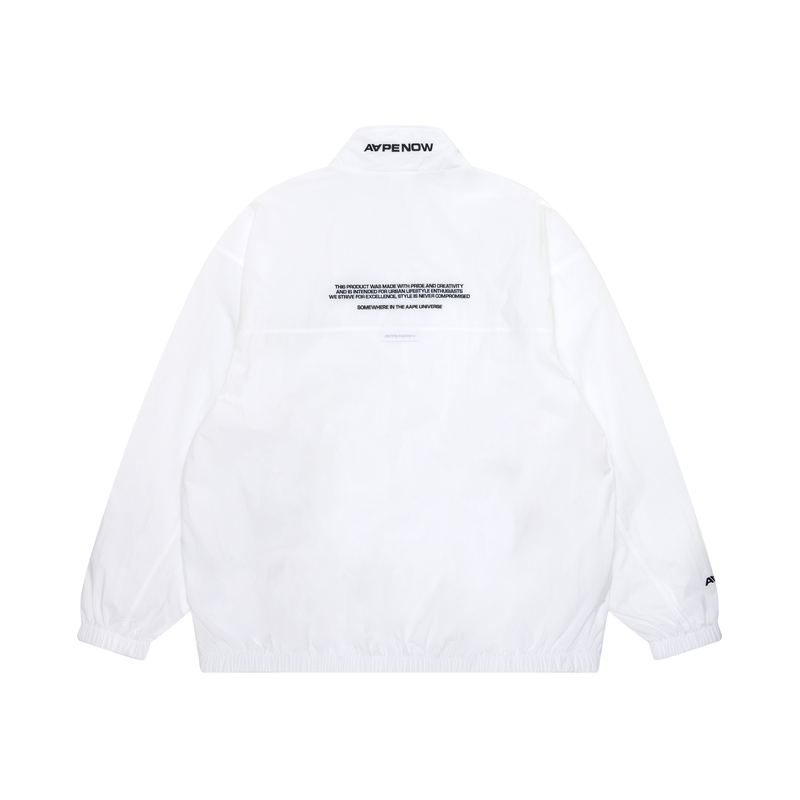 Purchase AAPE 레터 자수 스탠드 칼라 루즈핏 지퍼 재킷 남성용. AAPLJM7640XXM