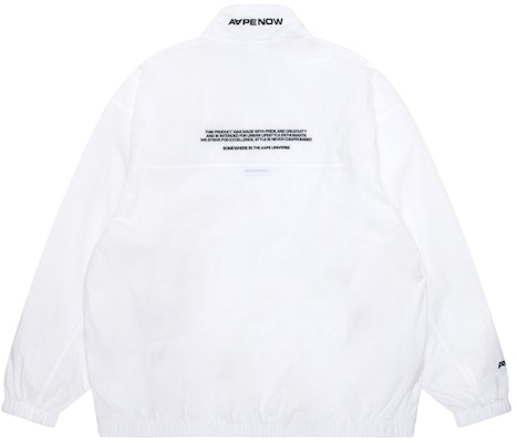 AAPE 레터 자수 스탠드 칼라 루즈핏 지퍼 재킷 남성용. AAPLJM7640XXM Purchase AAPE 레터 자수 스탠드 칼라 루즈핏 지퍼 재킷 남성용. AAPLJM7640XXM