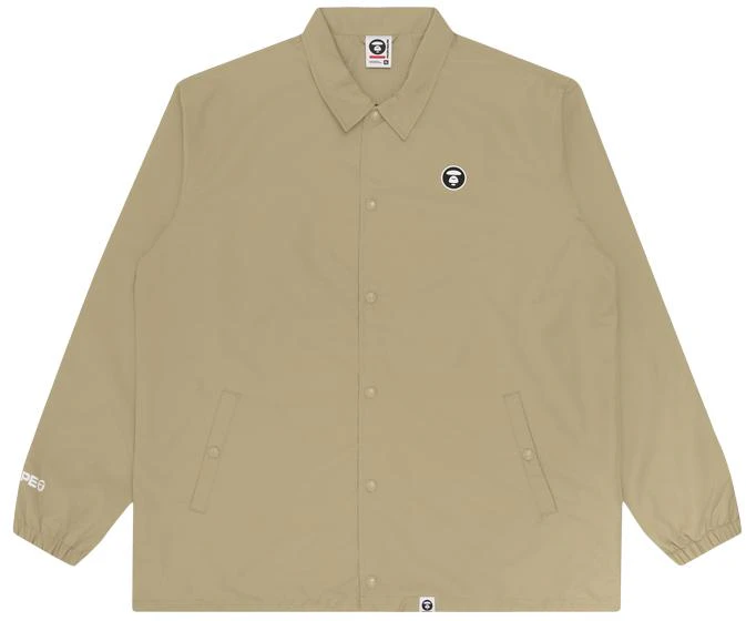 aape-letter-print-button-up-polo-collar-jacket-aapljm-7365-xxe