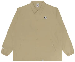 AAPE Letter Print Button-Up Polo Collar Jacket AAPLJM7365XXE AAPE Letter Print Button-Up Polo Collar Jacket AAPLJM7365XXE