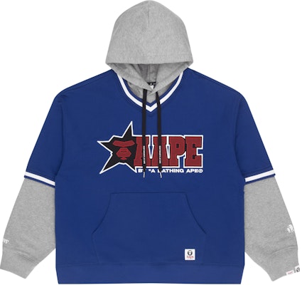 아페 컬러블록 레터프린트 페이크 투피스 풀오버 후디 유니섹스. AAPSWM3875XXI Shop 아페 컬러블록 레터프린트 페이크 투피스 풀오버 후디 유니섹스. AAPSWM3875XXI