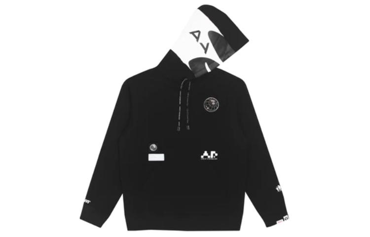 AAPE Letter Print Pullover Hoodie Long Sleeve Sweater AAPSWM3820XXH