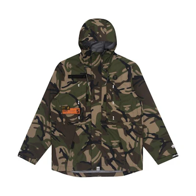 AAPE Lightweight Camo Letter Print Long Sleeve Jacket for Men AAPLJM7387XAF-1