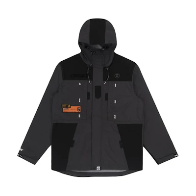 AAPE Lightweight Colorblock Logo Print Hoodie Jacket AAPLJM7387XXF