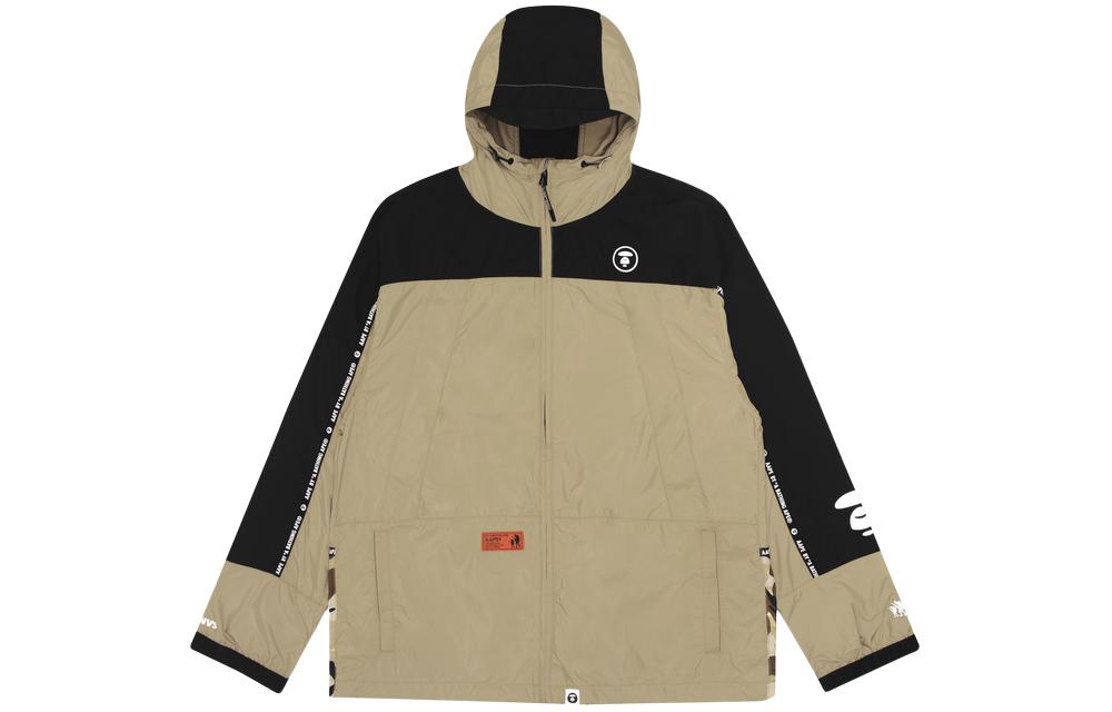 AAPE Lightweight Letter Print Camouflage Patchwork Jacket AAPLJM7347XXE