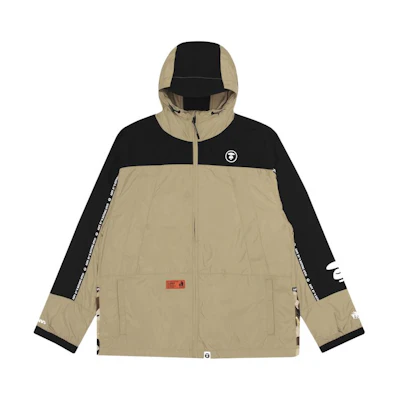 AAPE Lightweight Letter Print Camouflage Patchwork Jacket AAPLJM7347XXE