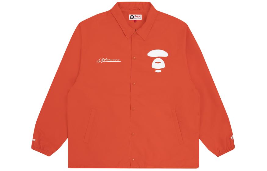 AAPE Lightweight Loose-Fit Letter Printed Jacket for Men AAPLJM7386XXF