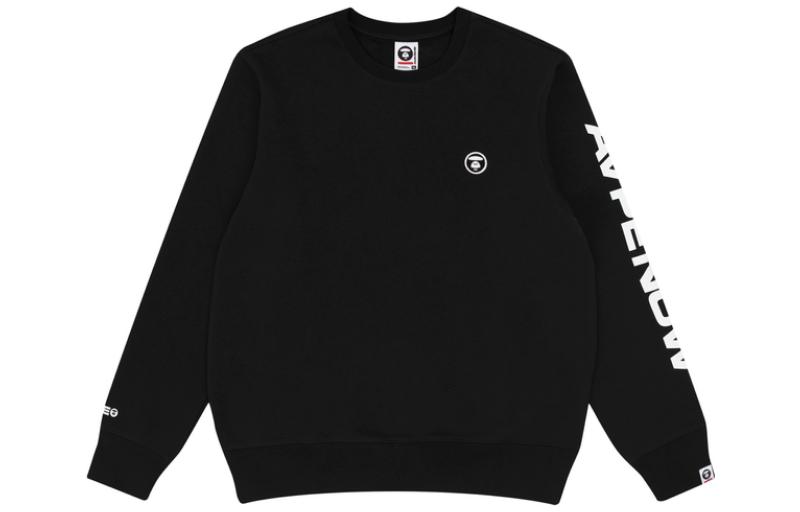 AAPE Logo Print Crewneck Pullover Casual Sweatshirt AAPSWM3710XXF
