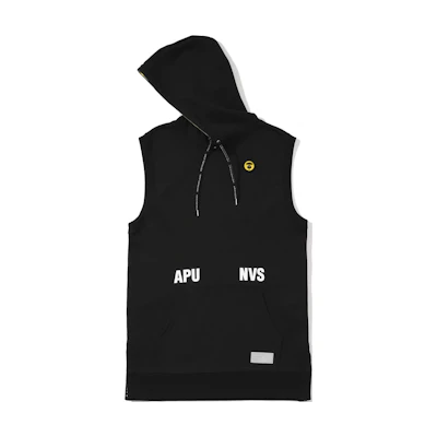 AAPE Logo Sleeveless Hoodie Unisex Black AAPSWM3415XXA-BKX