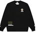Buy AAPE Long Sleeve Crewneck Pullover Sweatshirt dengan Desain Logo Patch AAPSWMA342XXL