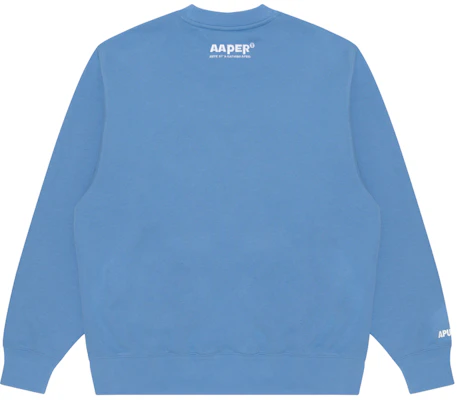 AAPE Long Sleeve Crewneck Pullover Sweatshirt dengan Desain Logo Patch AAPSWMA342XXL Purchase AAPE Long Sleeve Crewneck Pullover Sweatshirt dengan Desain Logo Patch AAPSWMA342XXL
