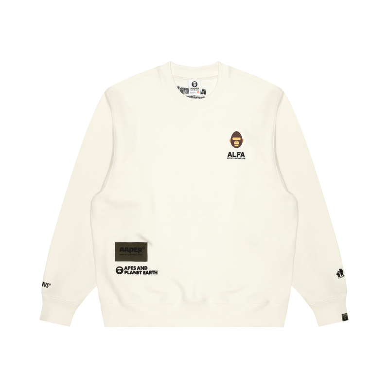 Details for AAPE標誌設計長袖圓領衛衣 AAPSWMA342XXL