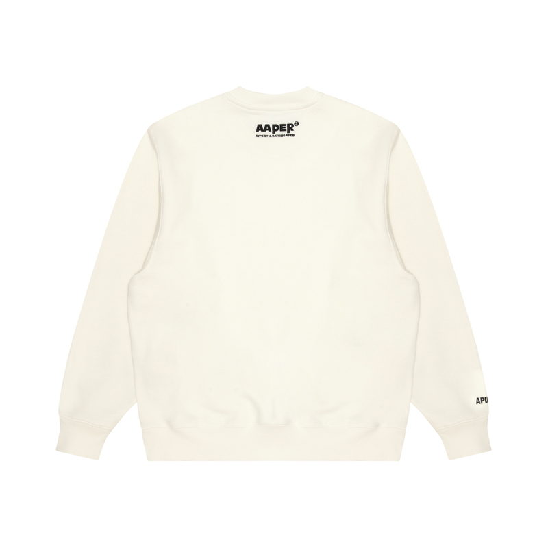 Sizing AAPE標誌設計長袖圓領衛衣 AAPSWMA342XXL