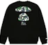 Purchase AAPE Loose Fit Crewneck Sweatshirt with Letter Print and Badge Design AAPSWMB336XXN