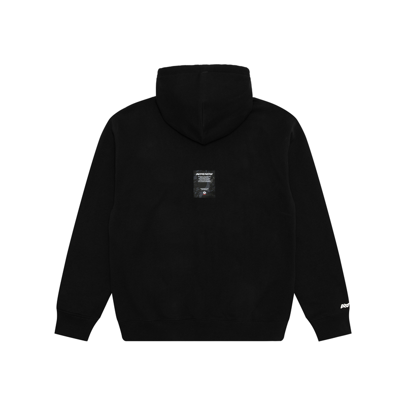 Lookbook AAPE Loose Fit Long Sleeve Sweatshirt with Embroidered Lettering AAPSWMB327XXN