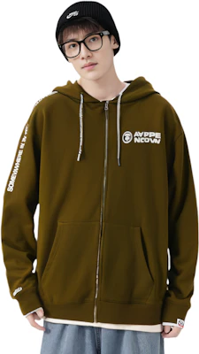 AAPE Loose Fit Long Sleeve Sweatshirt with Embroidered Lettering AAPSWMB327XXN Sizing AAPE Loose Fit Long Sleeve Sweatshirt with Embroidered Lettering AAPSWMB327XXN