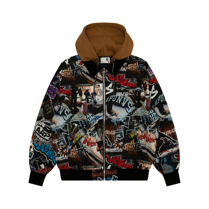 AAPE Loose Fit Soft Long Sleeve Jacket - Camouflage AAPLJM7675XAN